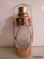 SINGING - DRINK HOLDER - COPPER, STARTS SINGING WHEN LIFTED - 21 x 8 cm, REDEEMABLE - PULL-UP - ENGLISH