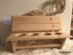 BEER TROUGH - NEW - BEER BENCH - WOOD - 50 x 36 x 25 cm - VERY SOLID - AUSTRIAN - IMPECCABLE