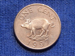 Bermuda-szigetek 1 Cent 1997
