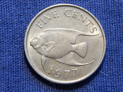 Bermuda-szigetek 5 Cents 1977