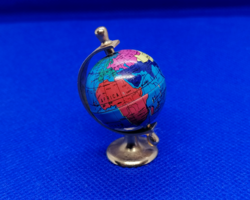 Miniature Globe on Copper Stand