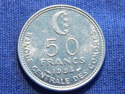 Comore-szigetek 50 Francs 1994