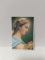 • Rezad el Rosario spanyol nyelvű Mária retro papír szentkép imakártya