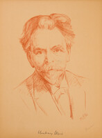 Cézár Kunwald (1870-1947): Jenő Hubay (1858-1937) with his own signature