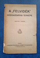 Kogutowicz Manó: A "Felvidék" közigazgatási térképe