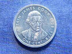 Cook-sziegetem 1 Cent 2003 275. Évforduló - James Cook születése