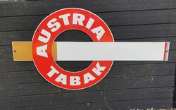 Austria Tabak cigaretta reklám zománctábla nagyméretű 114x60cm zománcozott lemez tábla