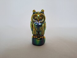 Zsolnay Eosin Art Deco Owl. Perfect condition! (490.)