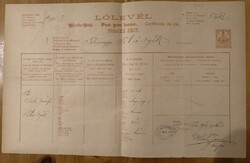 Lólevél 1882, Felső-Nyék (Tolna vármegye)