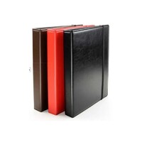 Ring binder with elastic closure