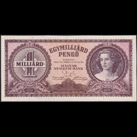 Magyarország 1 milliárd Pengő 1946 VF