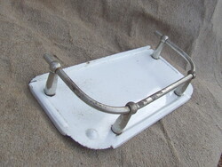 Old Enamel Stove Spark Guard