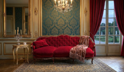 Classic Neobaroque Sofa Chesterfield Style Restored
