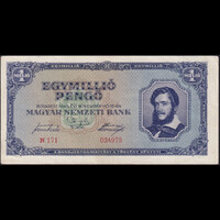 Magyarország 1 millió Pengő 1945 VF