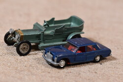 2 db autómodell Schuco Mercedes 200 Polizei és Lesney Rolls-Royce Silver Ghost Németország Anglia