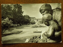 Postcard - Szeged - Stefánia Park, Zsigmond Kisfaludi Strobl 'Motherhood' statue - EF 1010/601