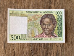 Madagaszkár 500 Francs 1994 UNC