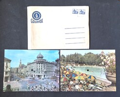 COLORVOX-hanglemez képeslap - Budapest 2db