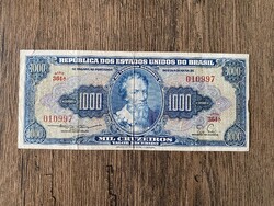 Brazil 5000 Cruzeiros 1955 VF