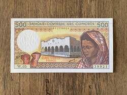 Comore-Szigetek 500 Francs 1994 UNC