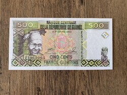 Guinea 500 Francs 1998 UNC