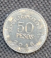 Kolumbia 50 pesos 2016 (S11)