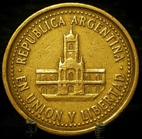 Argentína 25 centavo, 1993 Alumínium-bronz /sárga színű/ G03A1V+