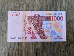 Szenegál 1000 Francs 2003 UNC