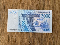 Burkina Faso 2000 Francs 2003 UNC