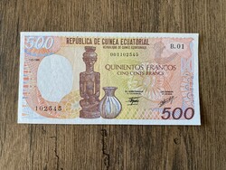 Egyenlítői-Guinea 500 Francs 1985 XF+