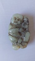 Old Carved Jade Stone Figurine