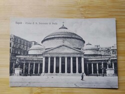 Antik lap, Olaszország, Nápoly, Bazilika, Chiesa di  San Francesco di Paola, postatiszta