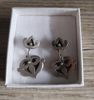 Rustic Silver Earring
