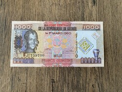 Guinea 1000 Francs 2010 UNC