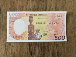 Gabon 500 Francs 1985 UNC
