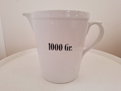 Pharmaceutical Zsolnay Porcelain Measuring Container 1000g