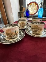 Vintage Royal Palissy Game Series teás készlet 5db
