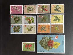 Palau virágok 1997 postatiszta