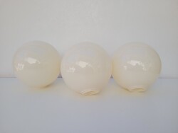 3 pcs vintage retro Szarvasi lamp chandelier shade mid-century plastic shade