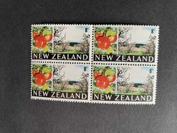 Új-Zéland export gyümölcs fa táj 1968 postatiszta
