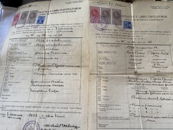 KOROND - Tófalvi család - papír régiség