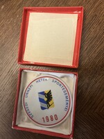 Plaque, Szeged Sports Days, 1980