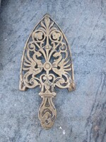 Antique copper coal iron stand with rare dragon motif