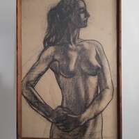 Nude figure drawing