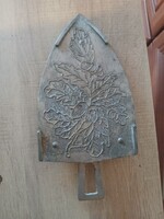 Old antique cast iron coal iron ironing board