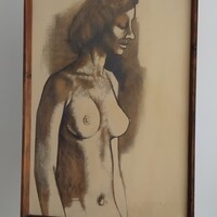 Nude figure drawing