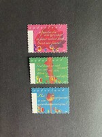 Hollandia virágok adomány bélyeg 1997 postatiszta