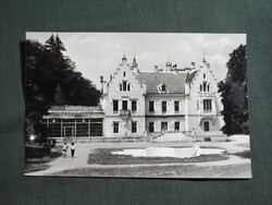 Képeslap,Mikosdpuszta,Forgách kastély,SZOT gyermek üdülő látkép,részlet,1967-