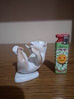 Kőbánya porcelain factory (drasche) playing teddy bear. Flawless. Marked