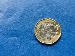 SEYCHELLES / SEYCHELLE-SZIGETEK 10 RÚPIA / 10 RUPEES 2018 TEKNŐS! RITKA! BIMETÁL! UNC!